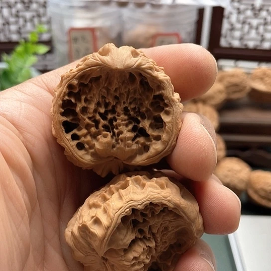 文玩核桃吊坠偂**丗40聚宝盆蛇头