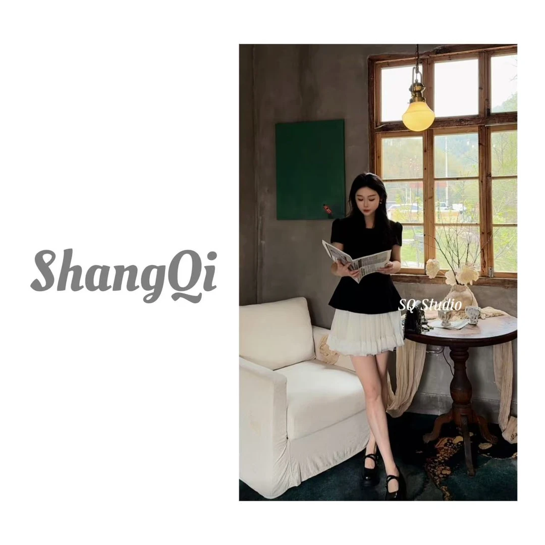 【白栀半裙】时尚气质百褶仙气设计感显瘦白色半裙--A1080卡码拍小