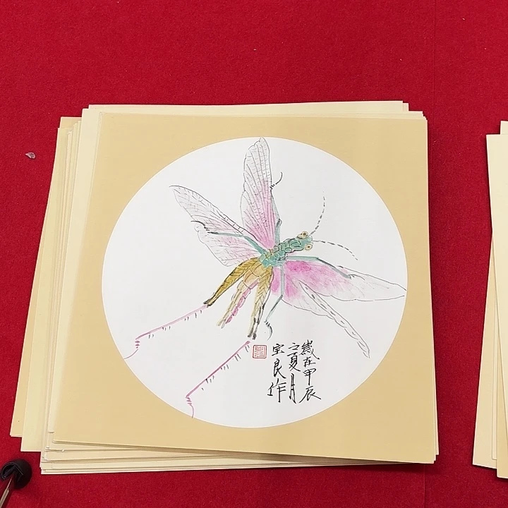 国画花鸟等图案和38.38