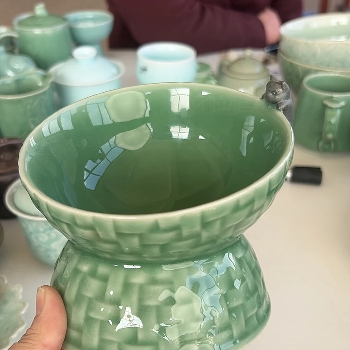 小米茶器龙泉青瓷