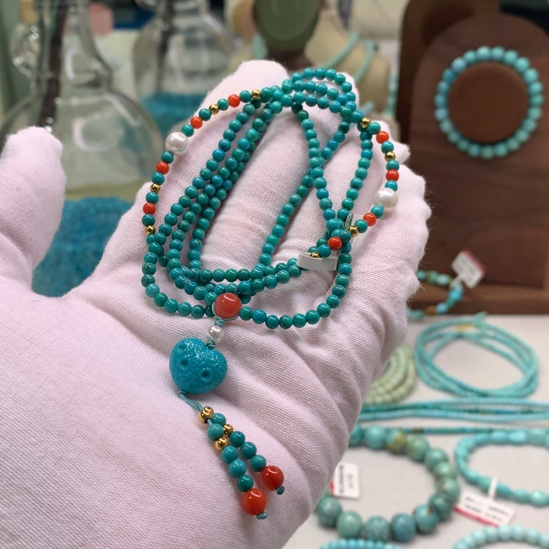 绿松石未镶嵌饰品