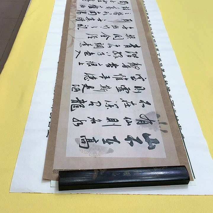 书法陋室铭汤老师宣纸六尺对开宣纸