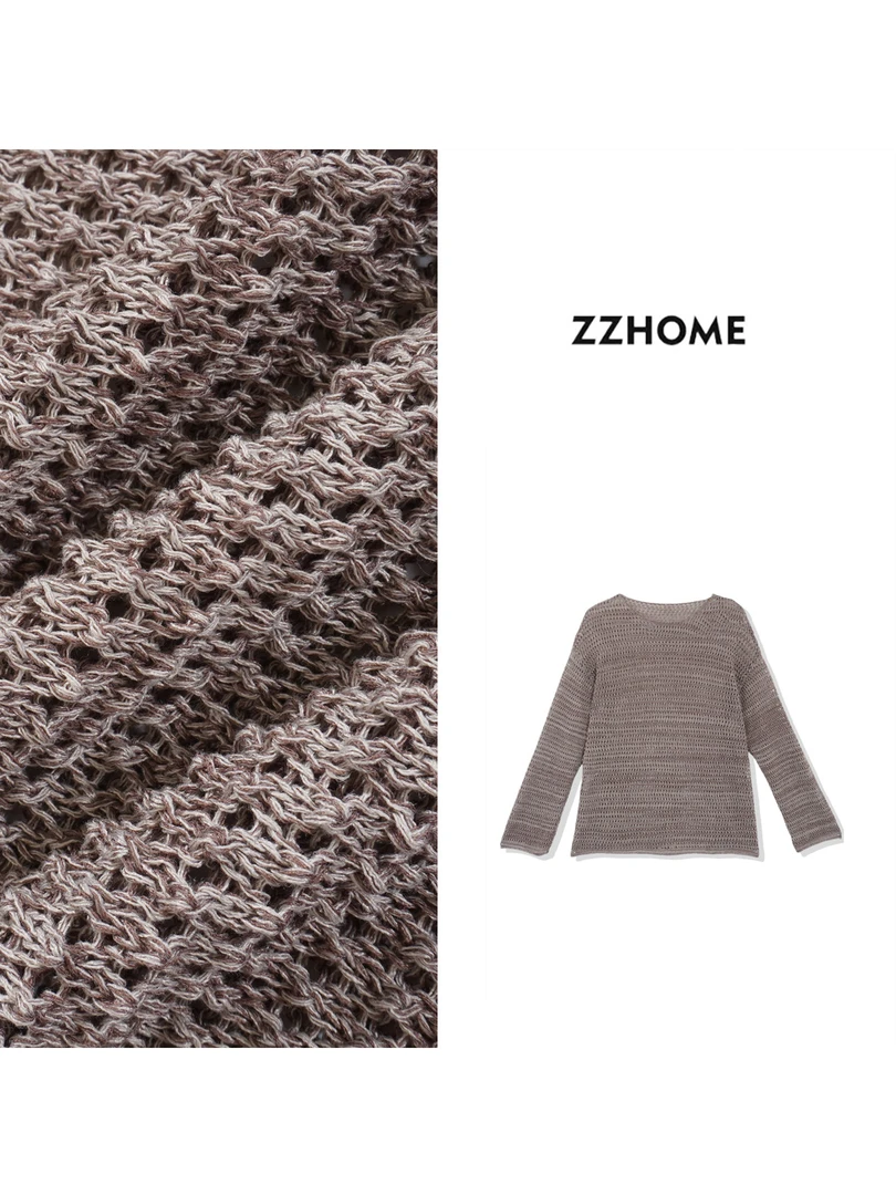 ZOZO HOME ｜透视美学秩序镂空网面柔织上衣q171301p