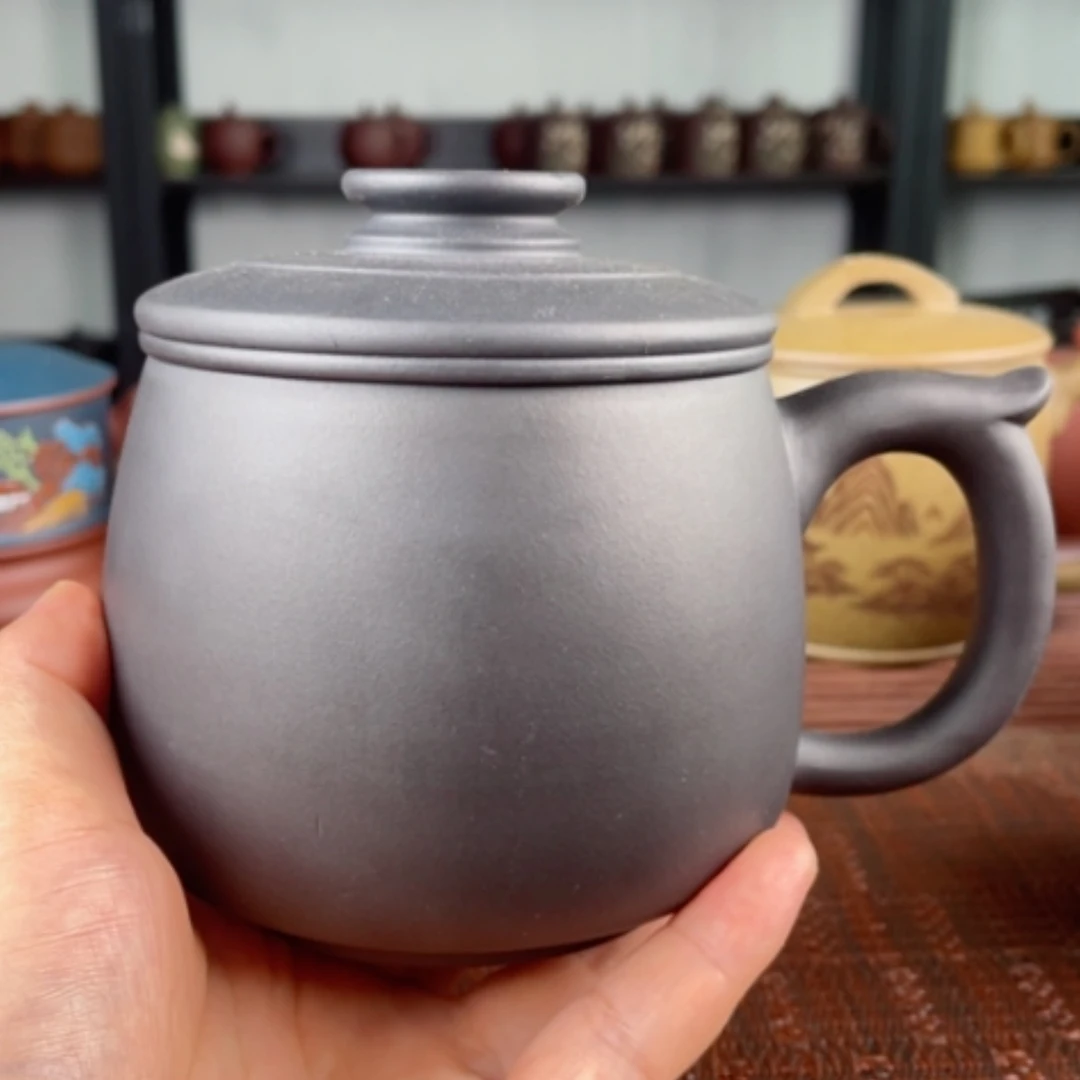 【闪购商品】茶杯紫砂宜兴原矿紫砂盖杯微瑕