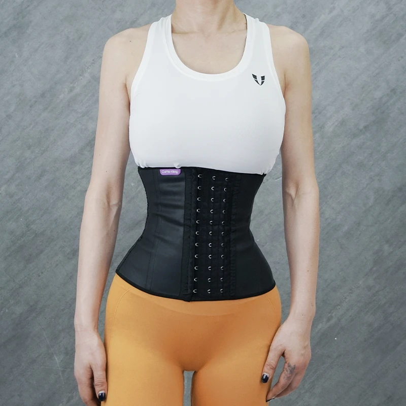 11扣短款乳胶塑身塑腰健身束腰透气收腹护腰带