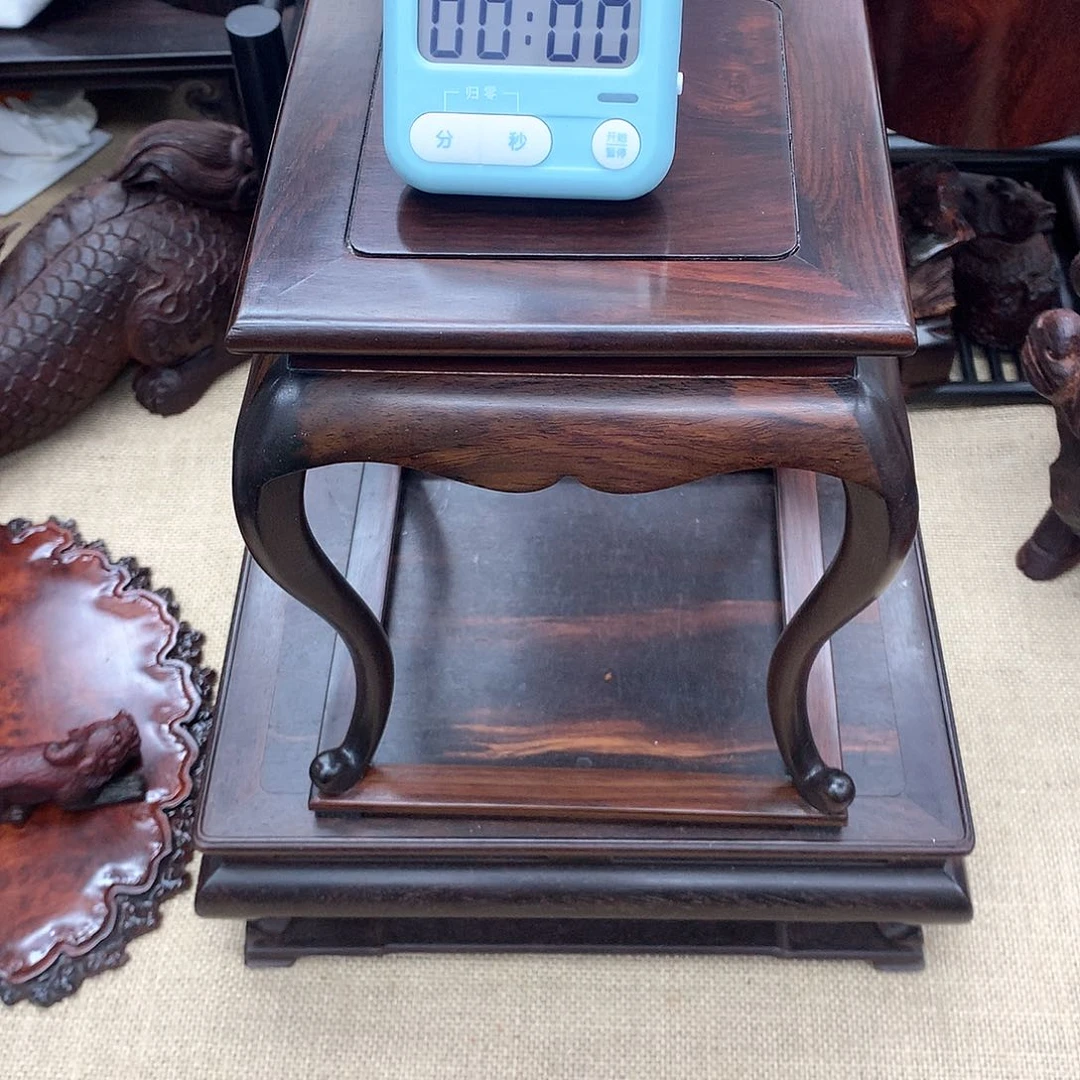 藤类川****刂大红酸枝花瓶花架