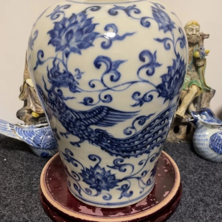 绵***军瓷当代青花瓷器精品