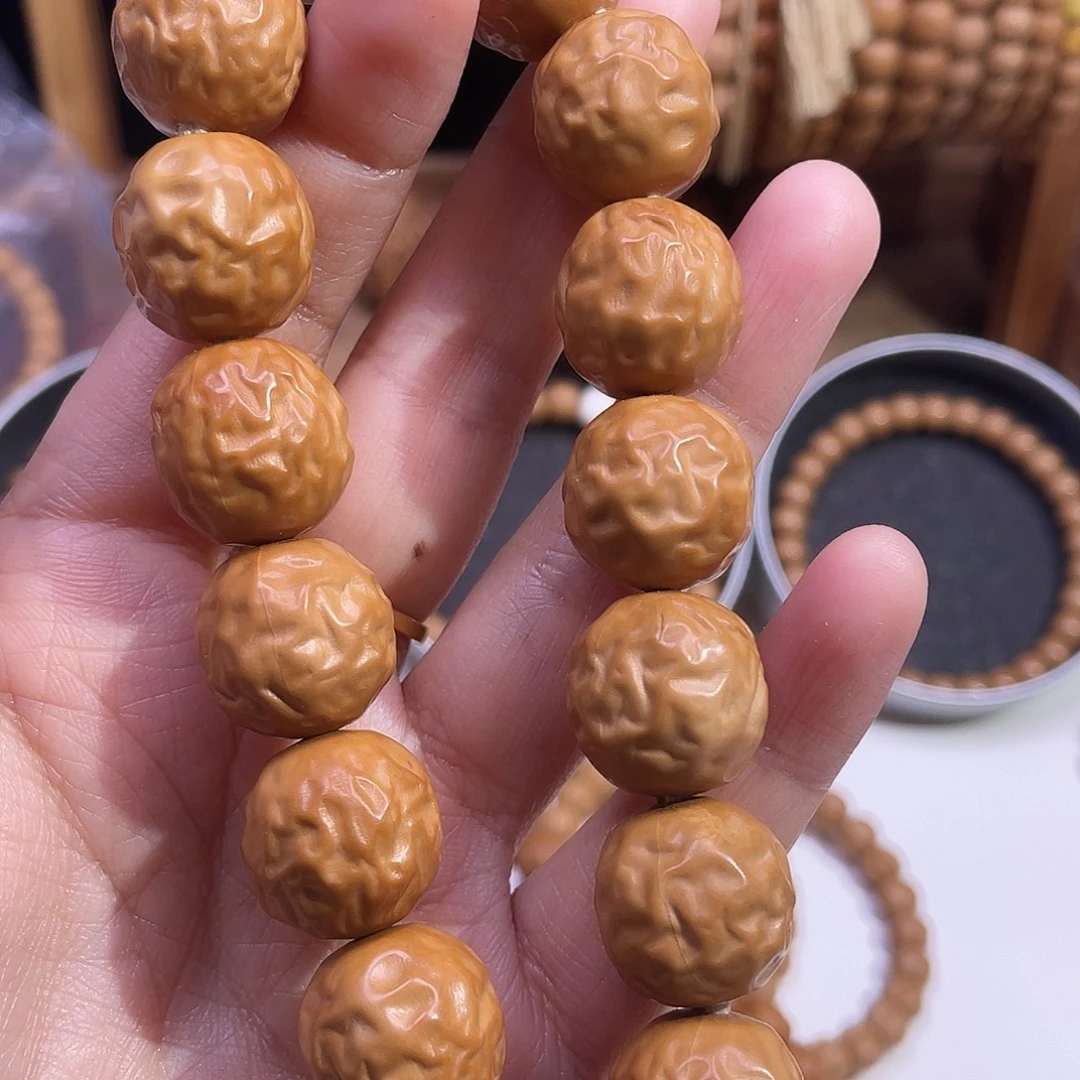 ️***猴头核桃吊坠大枣17mm全品