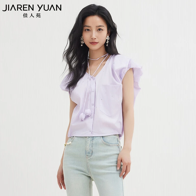 雪纺衫女秋季新款J432462