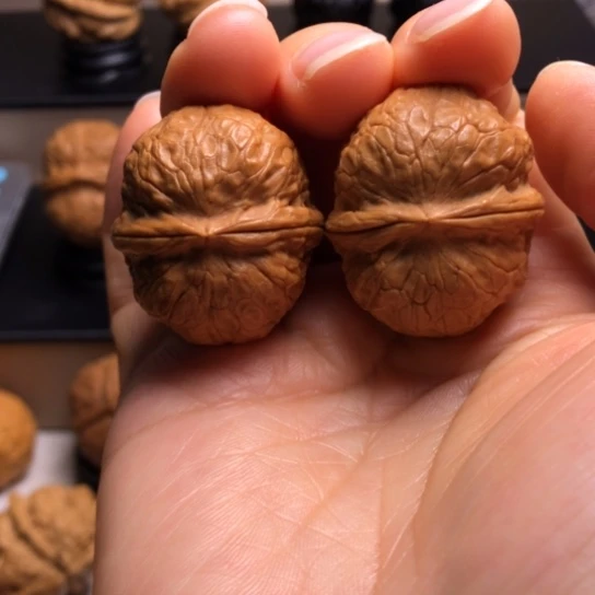 文玩核桃把件粗筋钢炮16