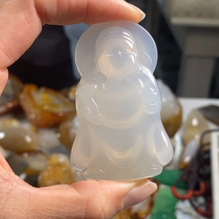 玛瑙/玉髓吊坠(不含链)未镶嵌