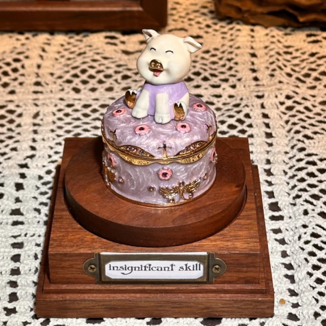 84珐琅彩合金摆件首饰珠宝盒