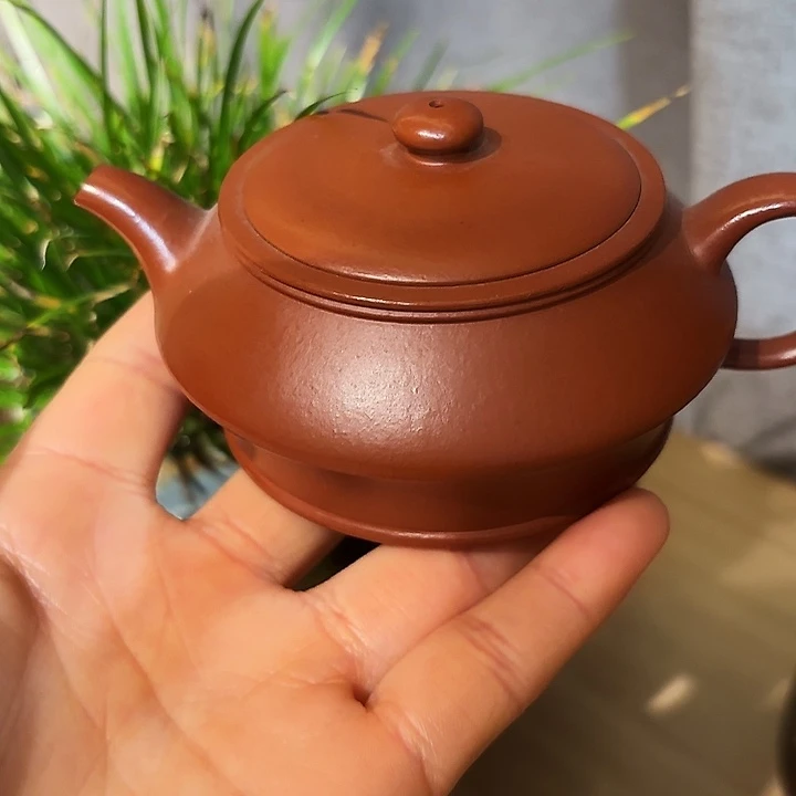 紫砂壶小品朱泥张军