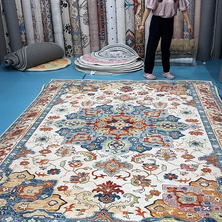 混纺242×343误差±1-3cm精编细砂仿羊绒棉布底微瑕