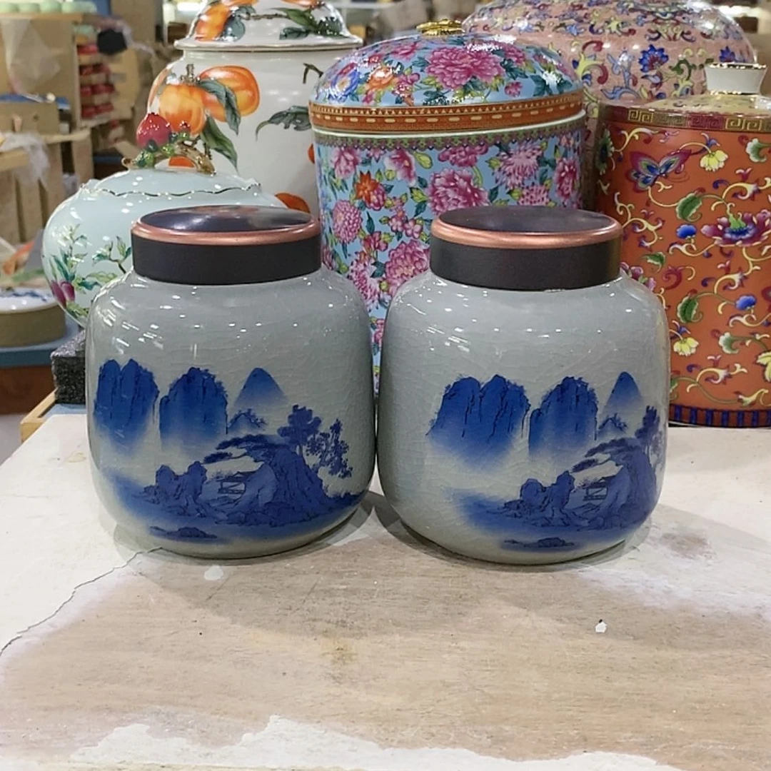 【闪购商品】罐茶叶罐陶瓷茶叶罐