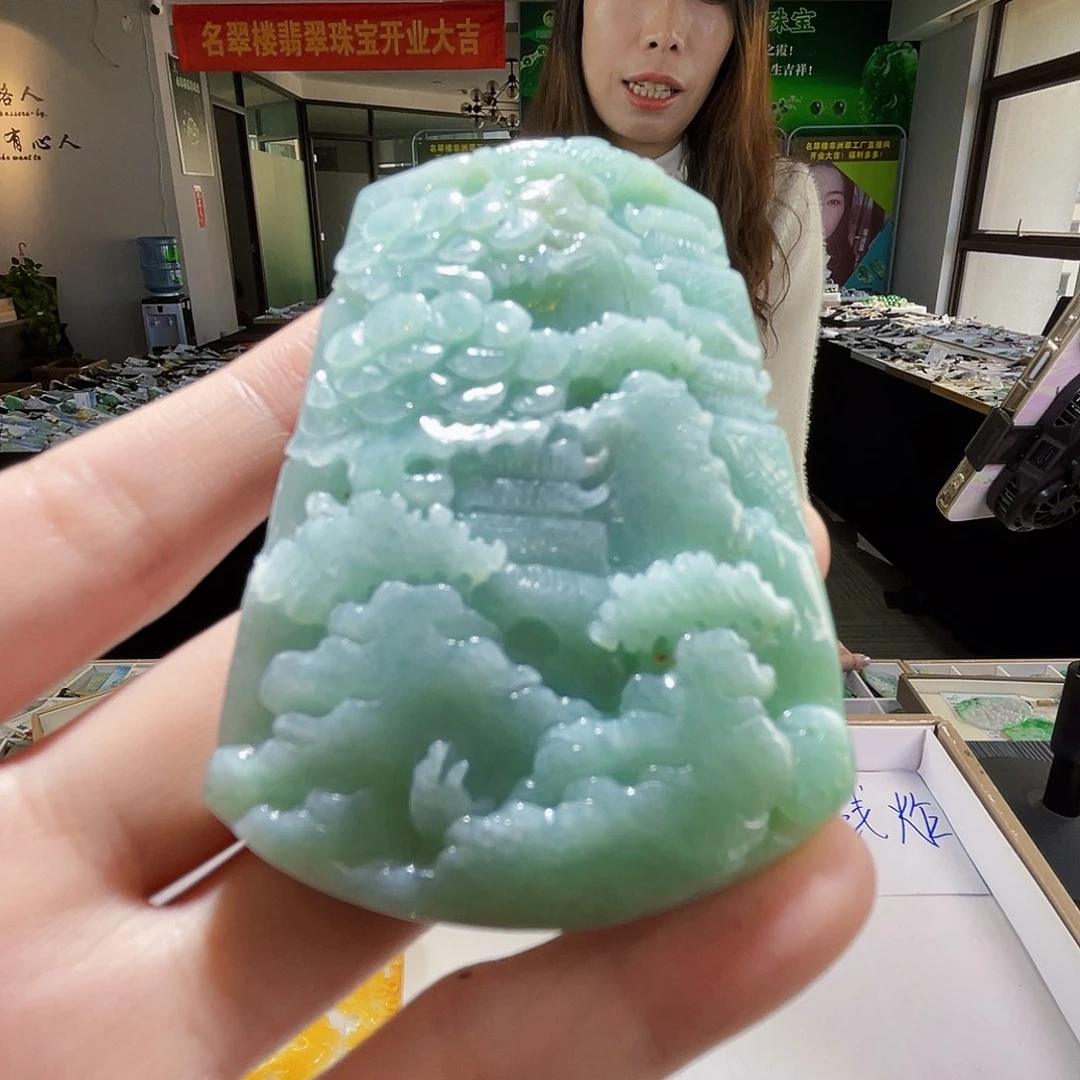 颈饰未镶嵌翡翠翡翠