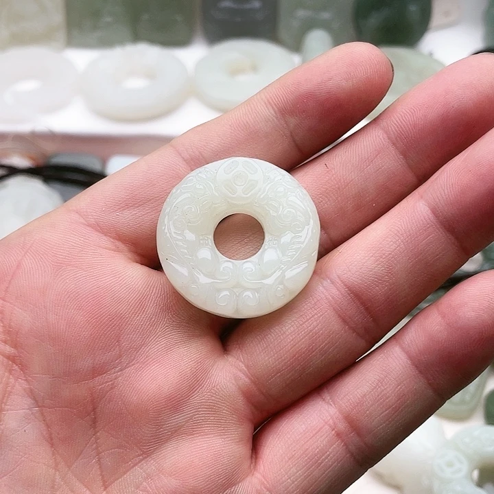 和田玉颈饰未镶嵌Z*h