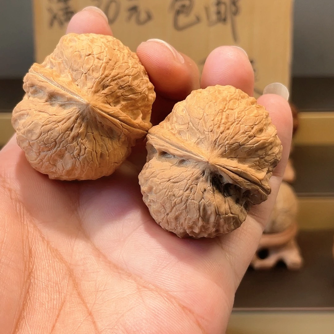 把件文玩核桃平底老蟾头