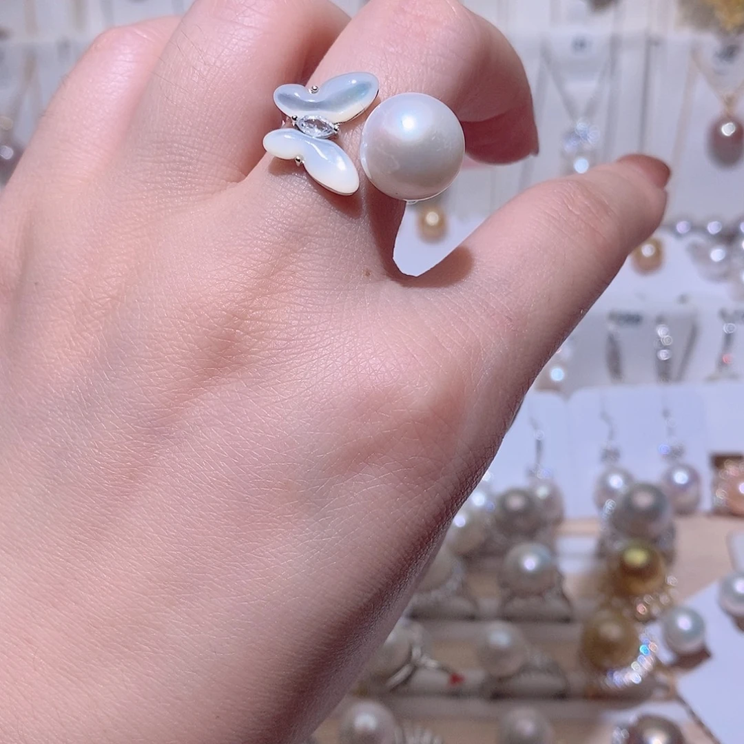 淡水珍珠戒指未镶嵌w