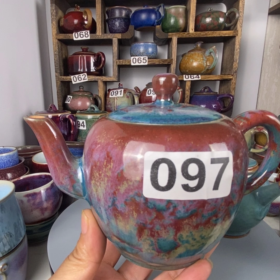 用***4中国神后钧瓷茶具瑕疵处理
