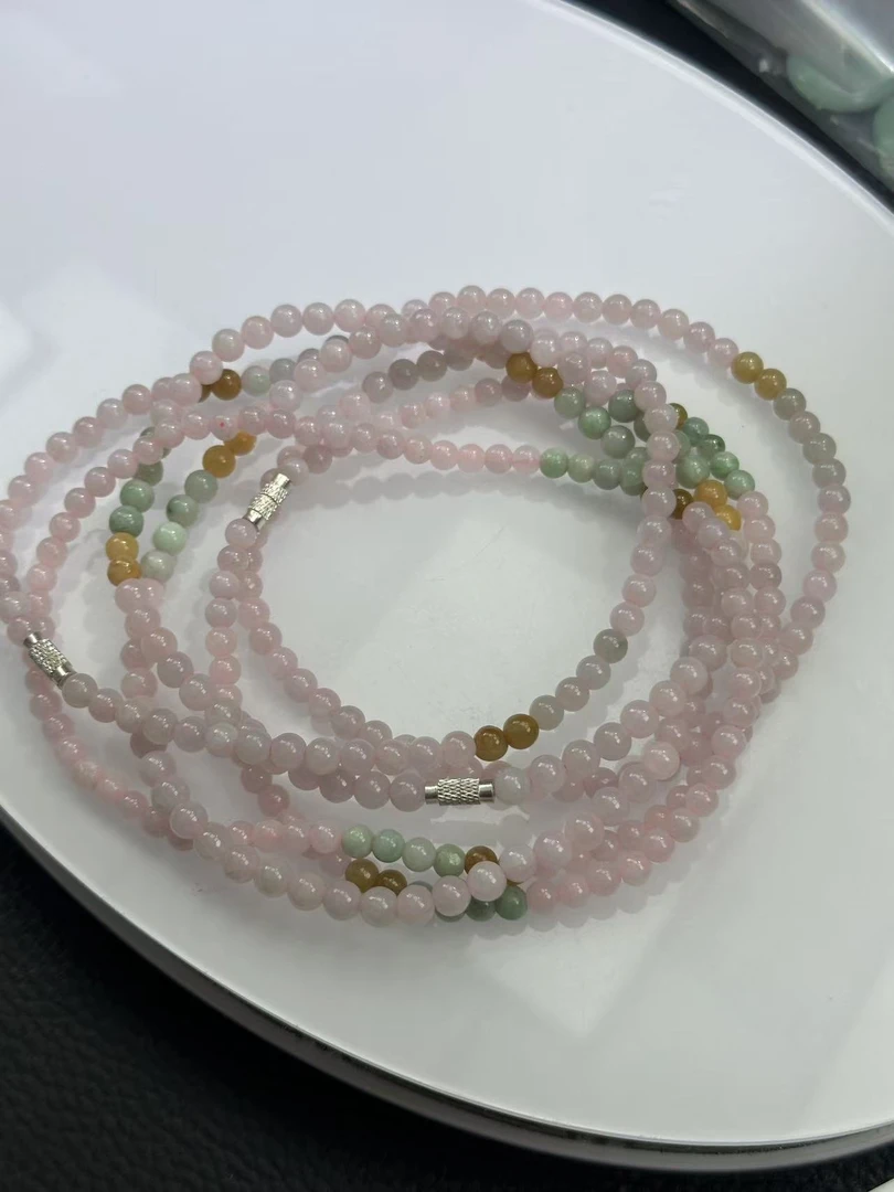 【静静甄选】天然翡翠珠链吊坠@DDJ48295/多样性发一件