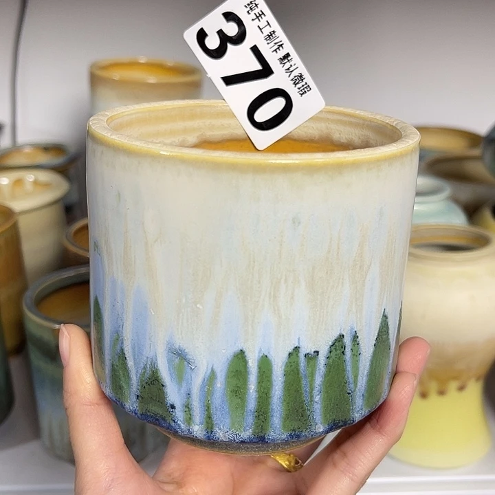 景德镇陶瓷盆 满30包邮 口8