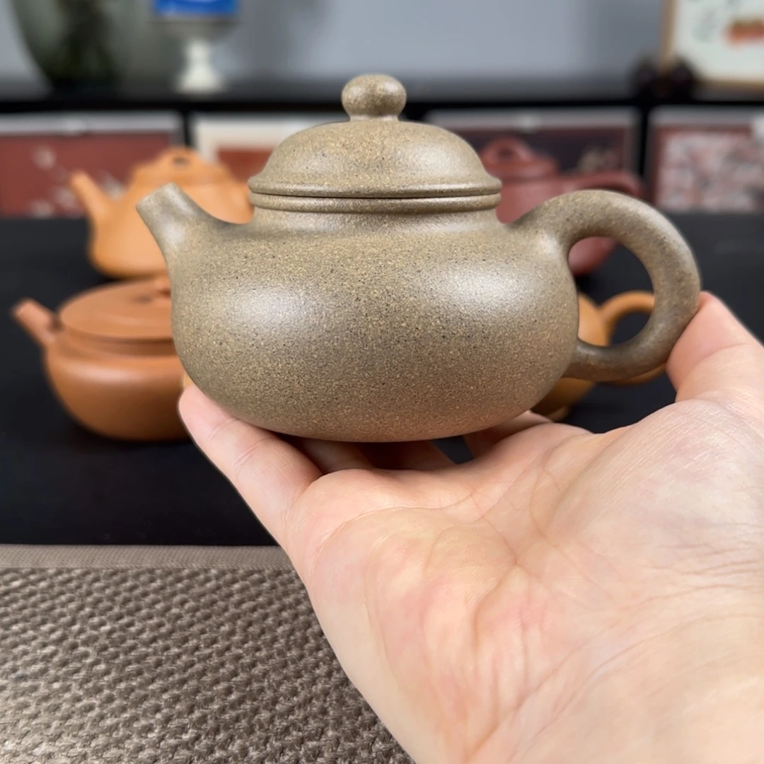 茶壶紫砂容天青降坡半手180ml