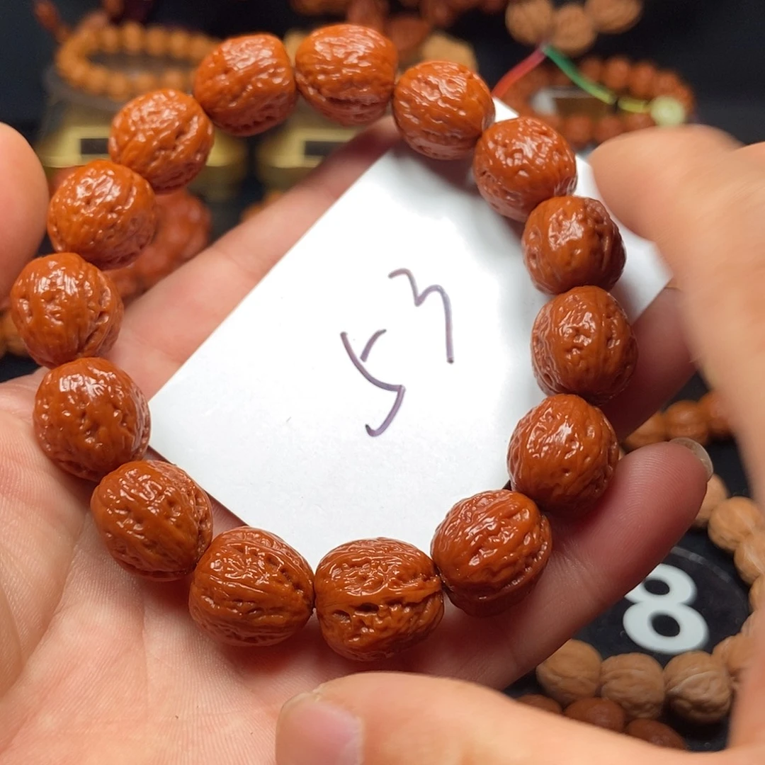 手串文玩核桃泥鳅背16