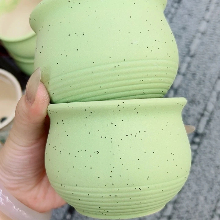有孔，满10元发货多肉陶瓷花盆