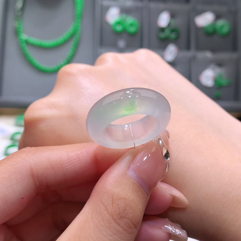 【闪购商品】未镶嵌戒指翡翠11-12号