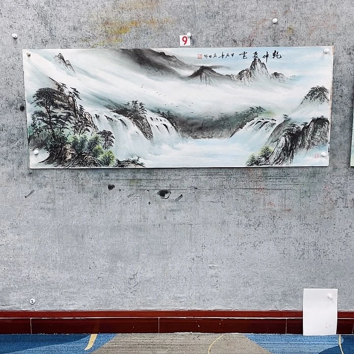 国画绘画作品庞林画芯180.70捡漏