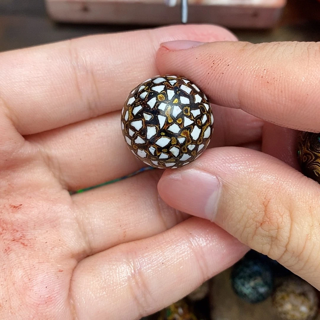 非遗手工 大漆工艺规格2.0cm