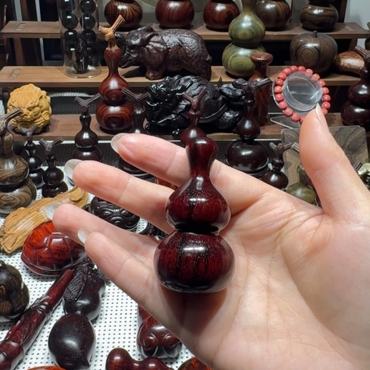 烟***油木印度小叶紫檀檀香紫檀葫芦