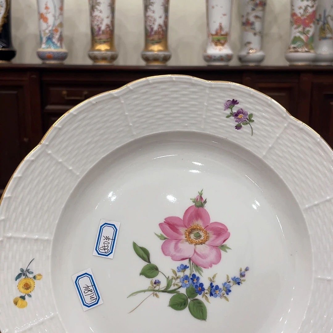 瓷片中古二等大餐盘