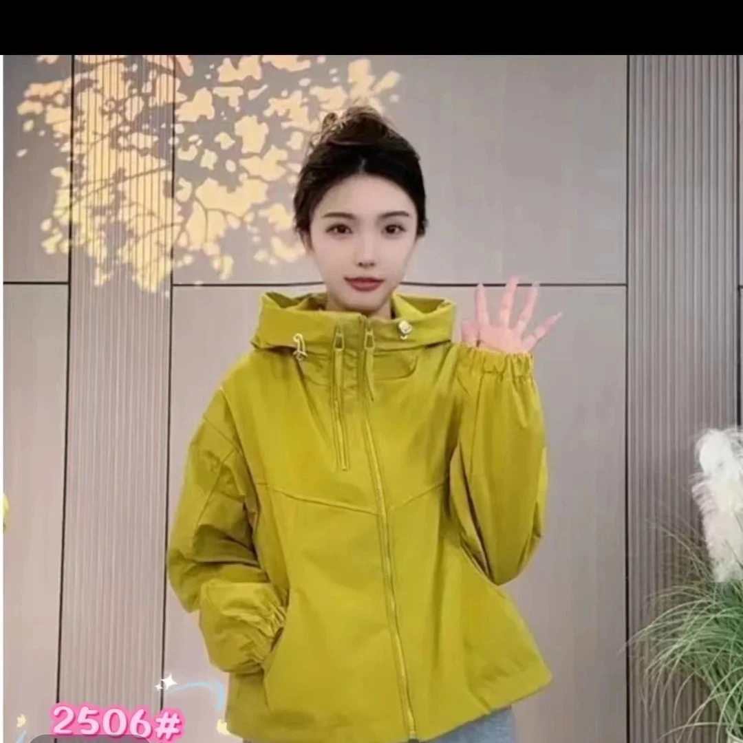 短外套连帽长袖春季短款网红拉链休闲潮流女装夏季女