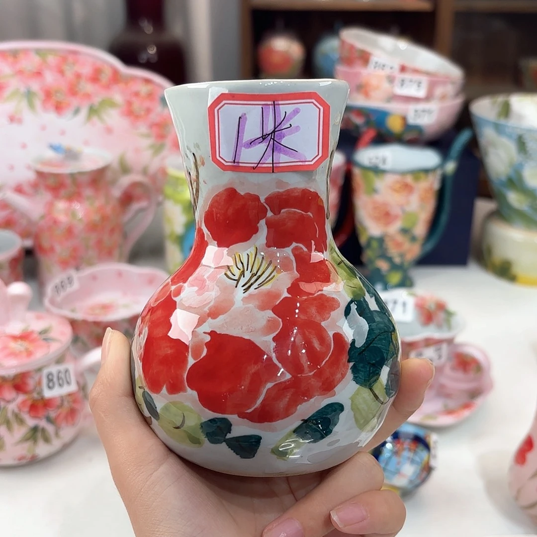 景德镇手绘高温釉下彩陶瓷茶具