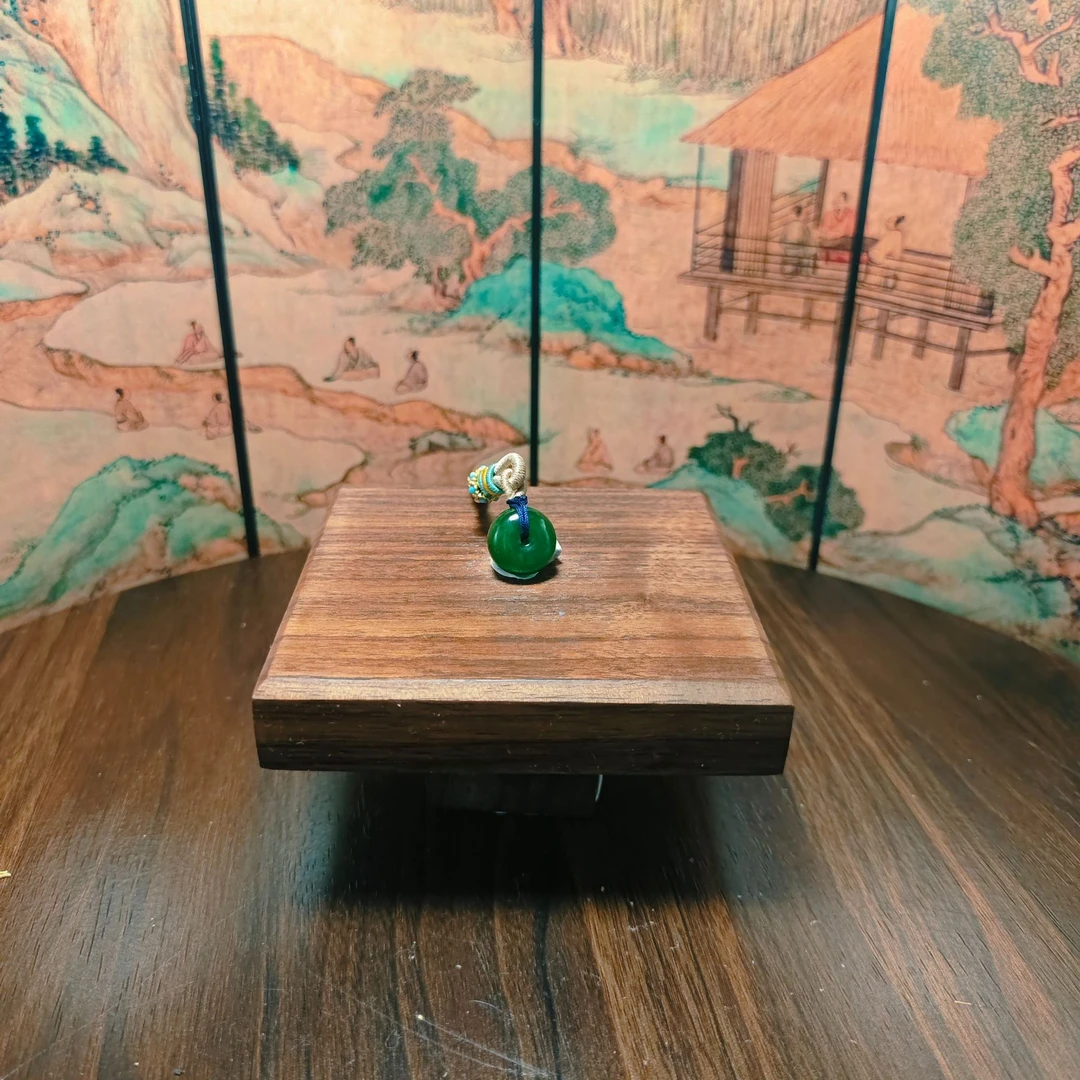 O和田玉碧玉平安扣吊坠4897