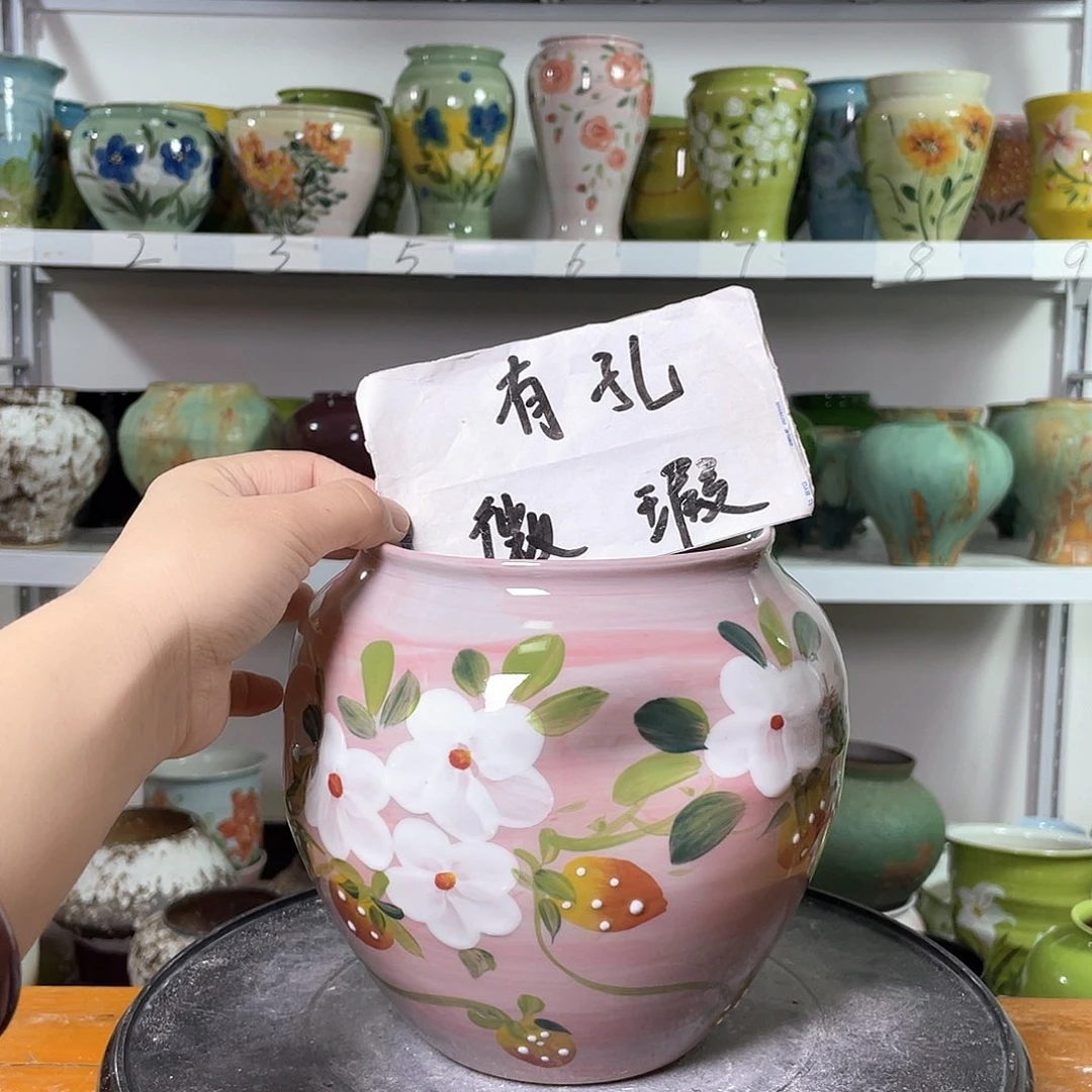 景德镇陶瓷花盆花器暇258