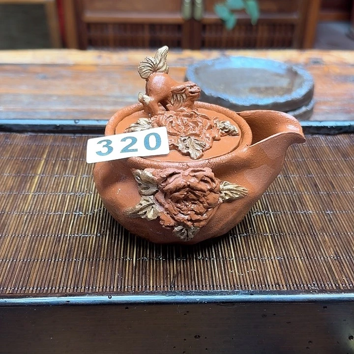 纯手工制作粗陶茶具