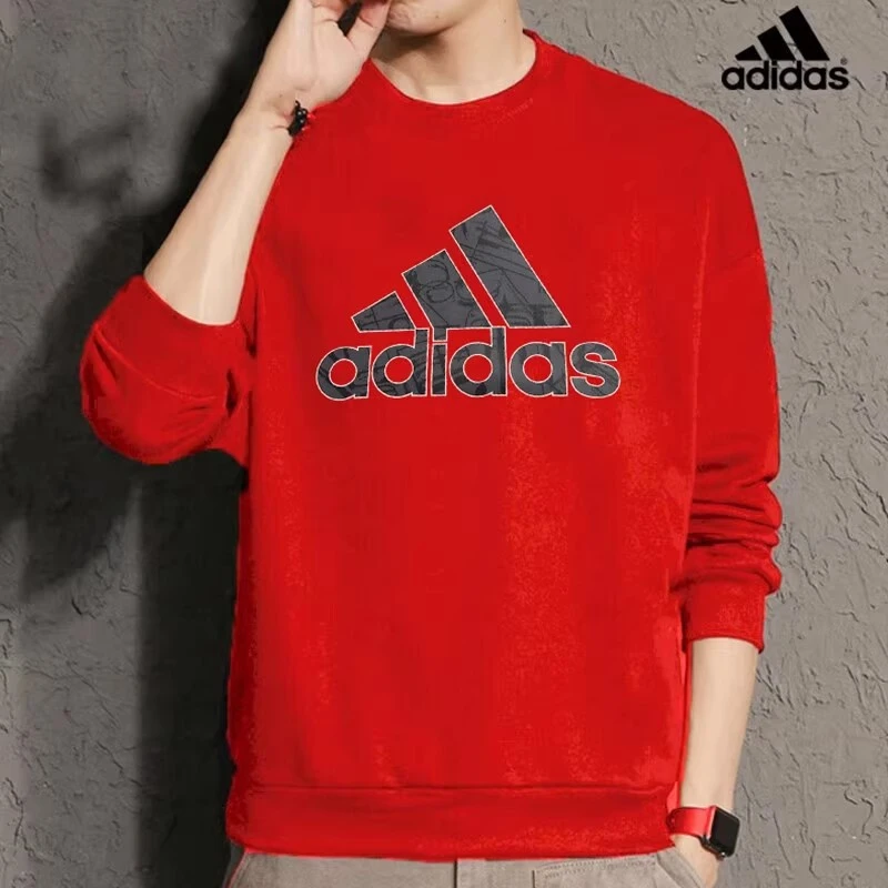 adidas/阿迪达斯男士秋冬款运动卫衣休闲长袖百搭休闲圆领 套头衫