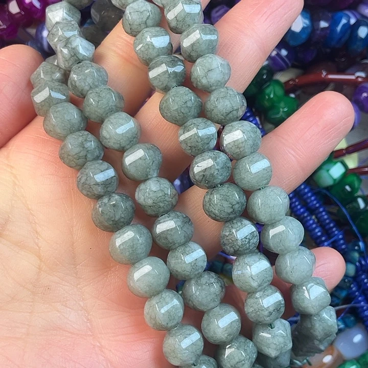 查罗石散珠合金卡10南瓜珠一条