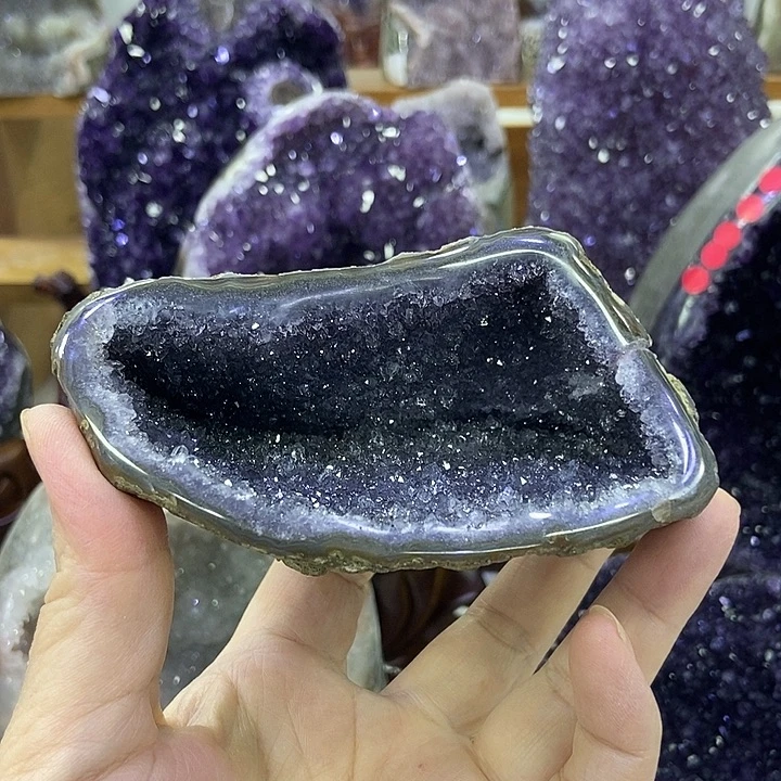 未镶嵌大型摆件（非配饰）紫晶