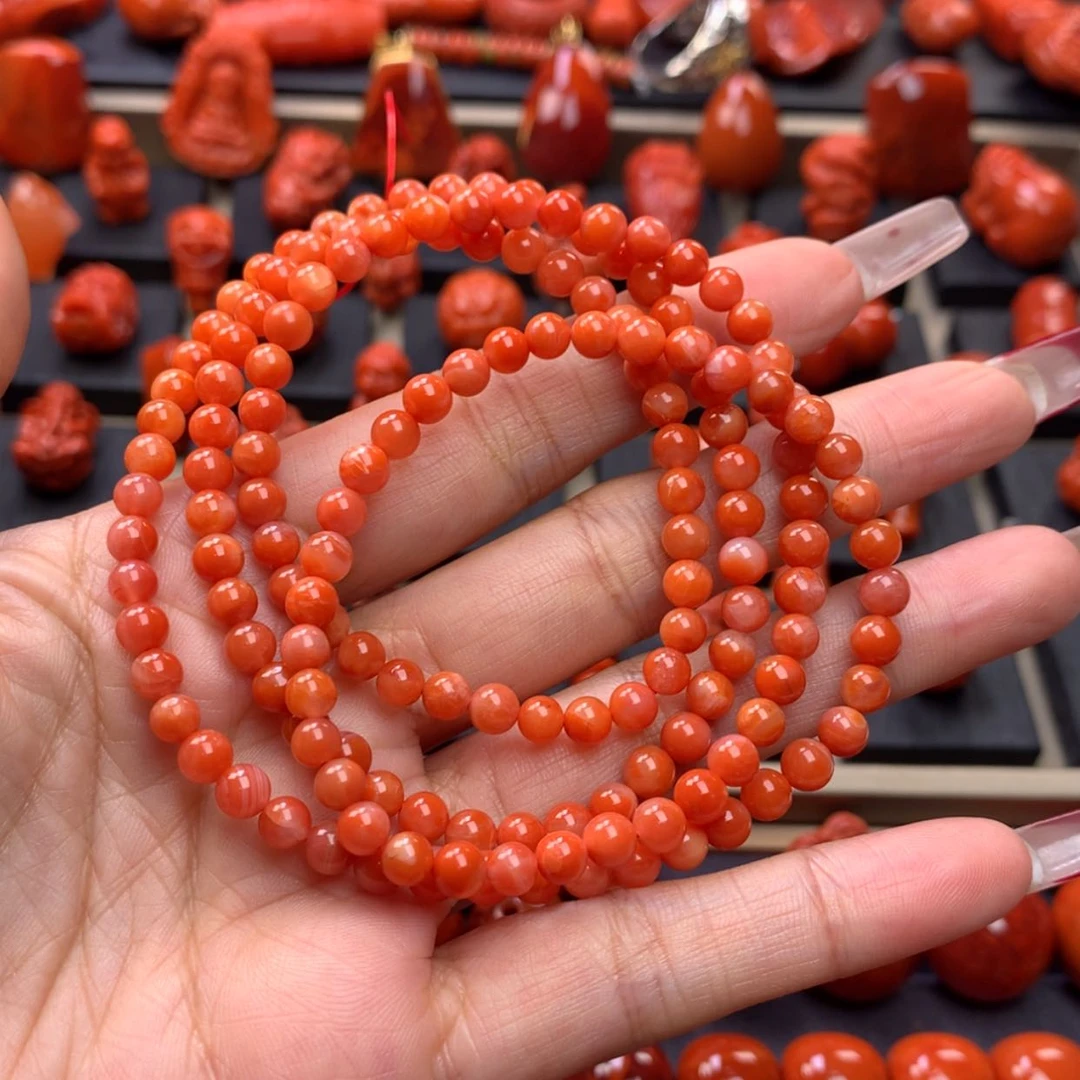 【闪购商品】南红玛瑙手串4mm➕未镶嵌
