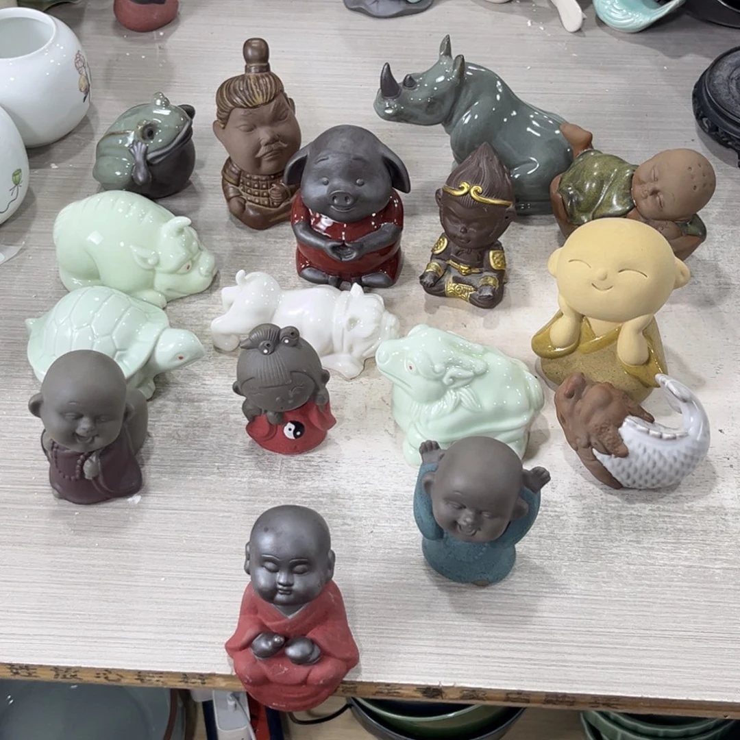 陶瓷绿植多肉微瑕花盆摆件