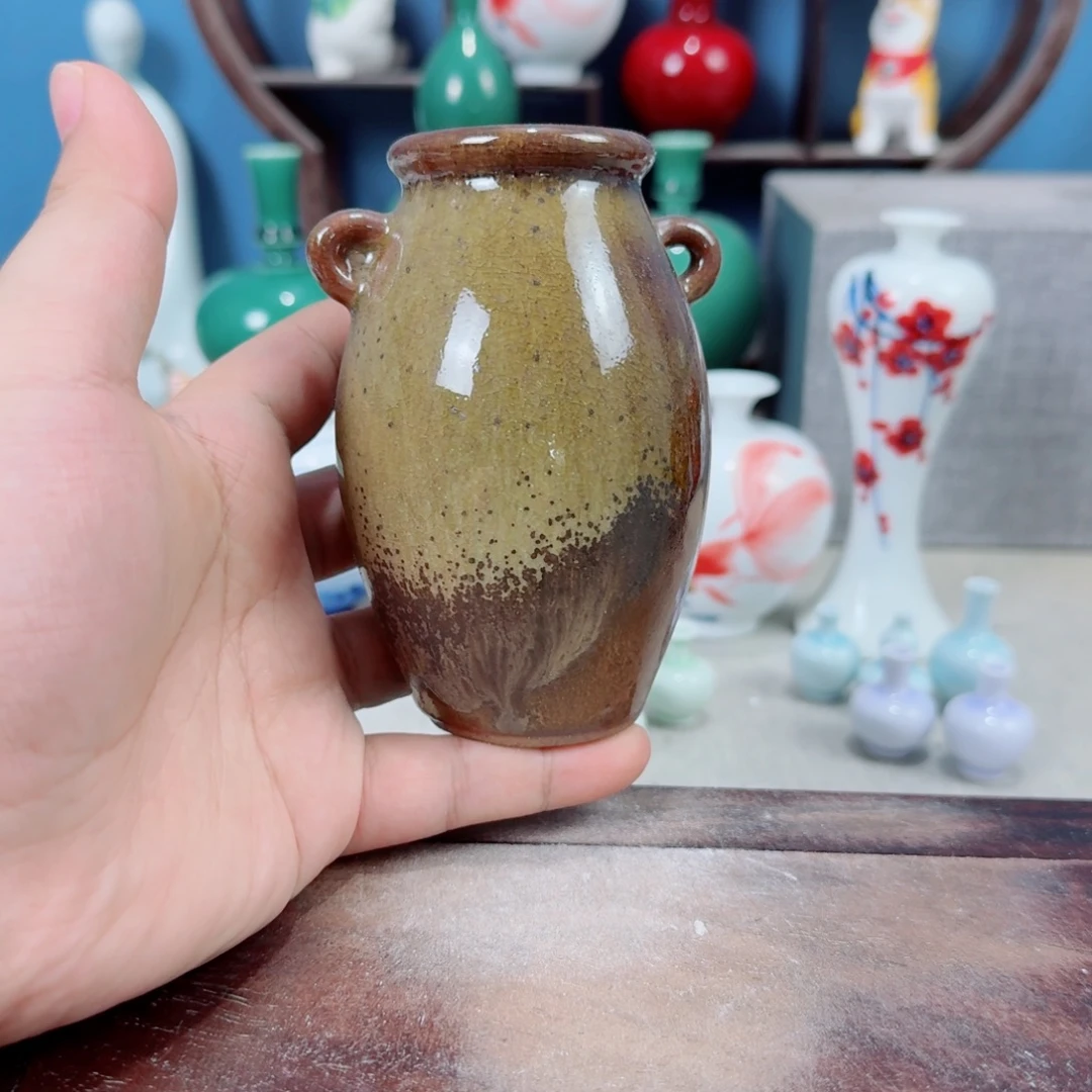 陶瓷手工小花器摆件