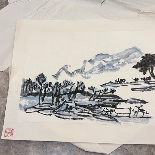 国画我们都是好孩子呀我也是