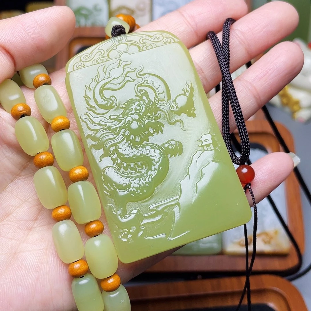 用***3新疆昆仑山脉料生肖龙