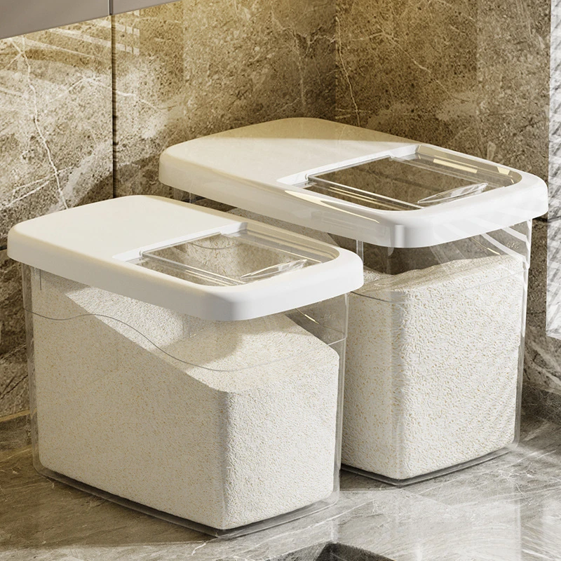 米桶家用防虫防潮30斤装米缸大米收纳盒储米箱桶面粉高端