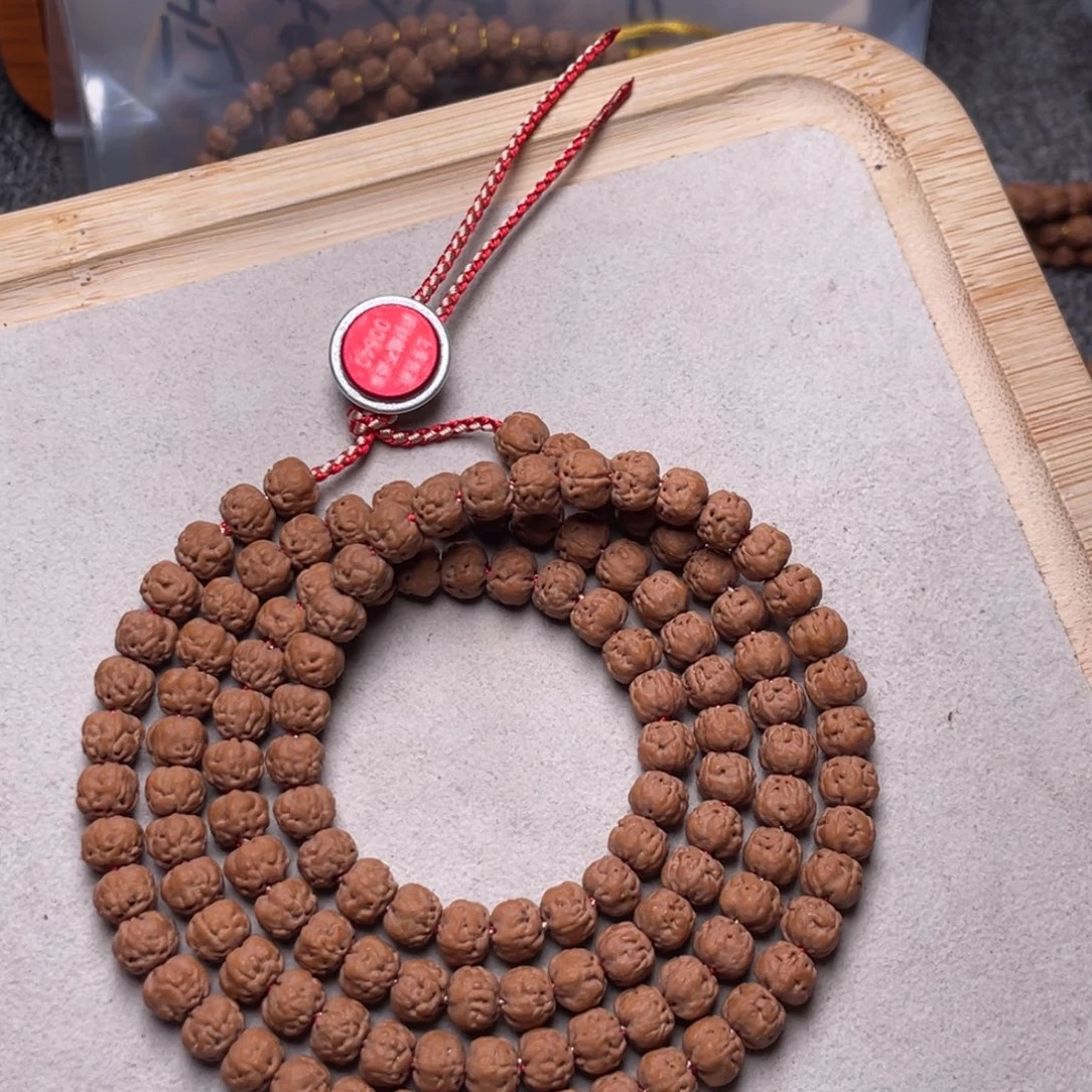 三***子金刚菩提手串定制款5S佛手尺寸7