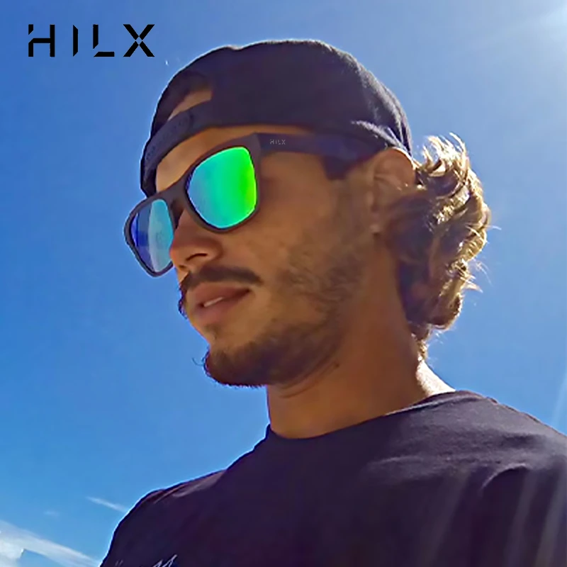 HILX Unfold户外太阳镜折叠眼镜跑步运动镜偏光镜登山防紫外路亚